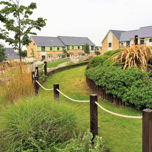 Flakt Woods Landscape Design by James Blake Associates